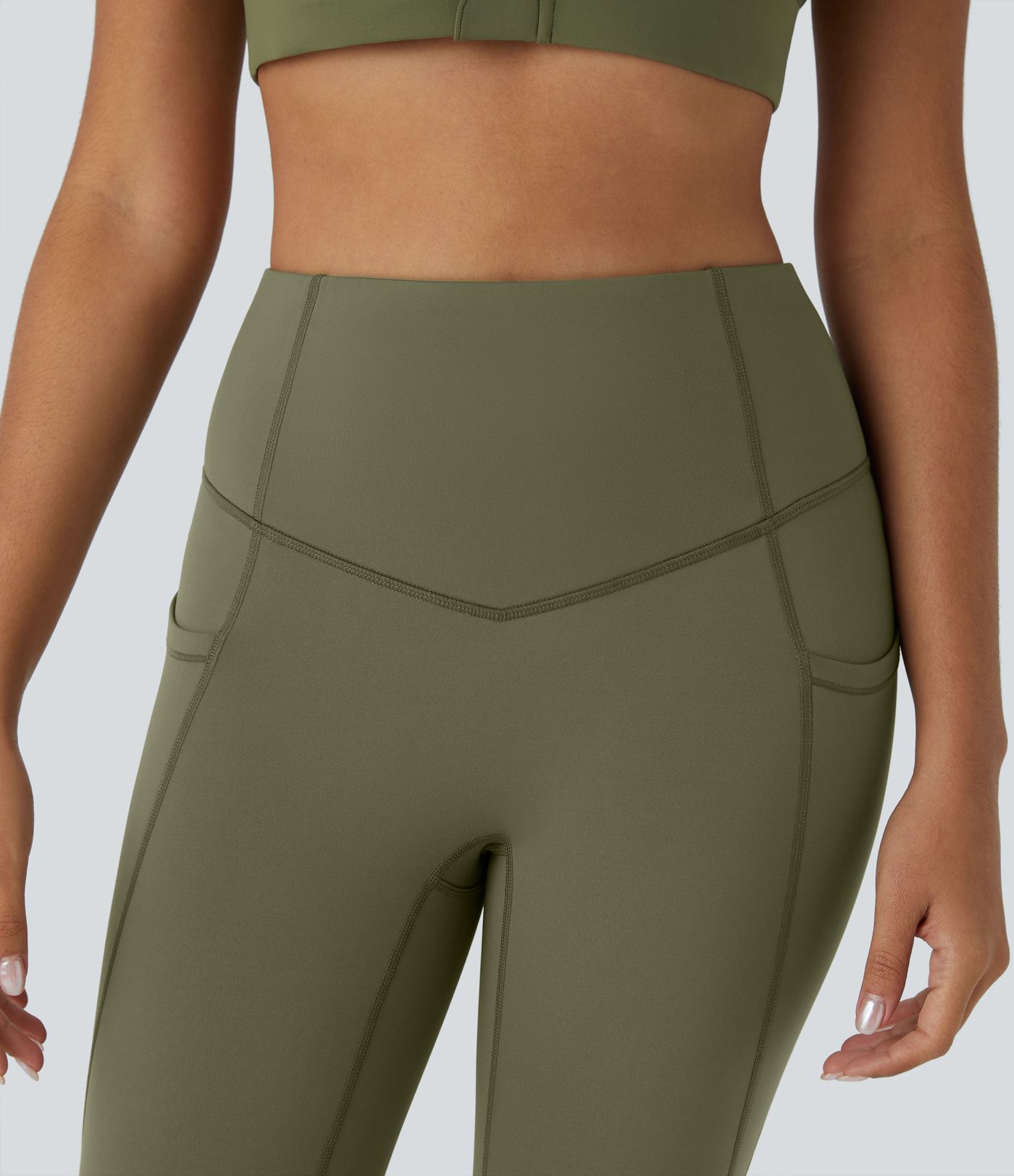 SoftlyZero™ Plush Thermal High Waisted Pocket 7/8 Yoga Leggings