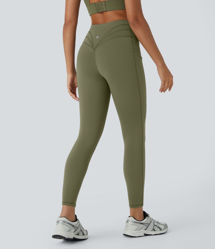 Leggings Softlyzero™ Plush yoga 7/8 bolsillo lateral tiro alto térmico