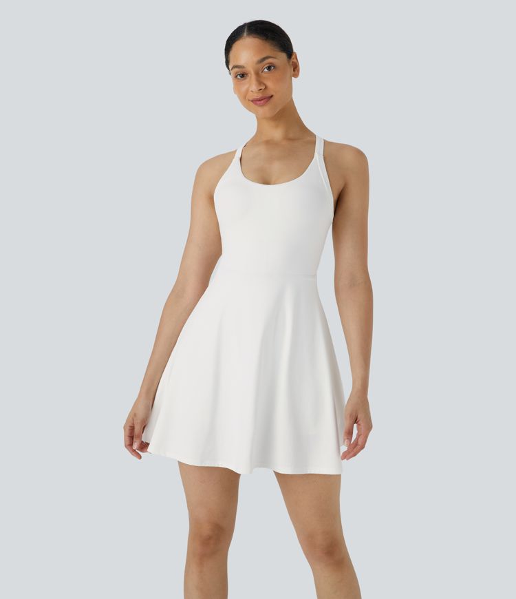 Flare Mini Dance Active Dress-Longer Length