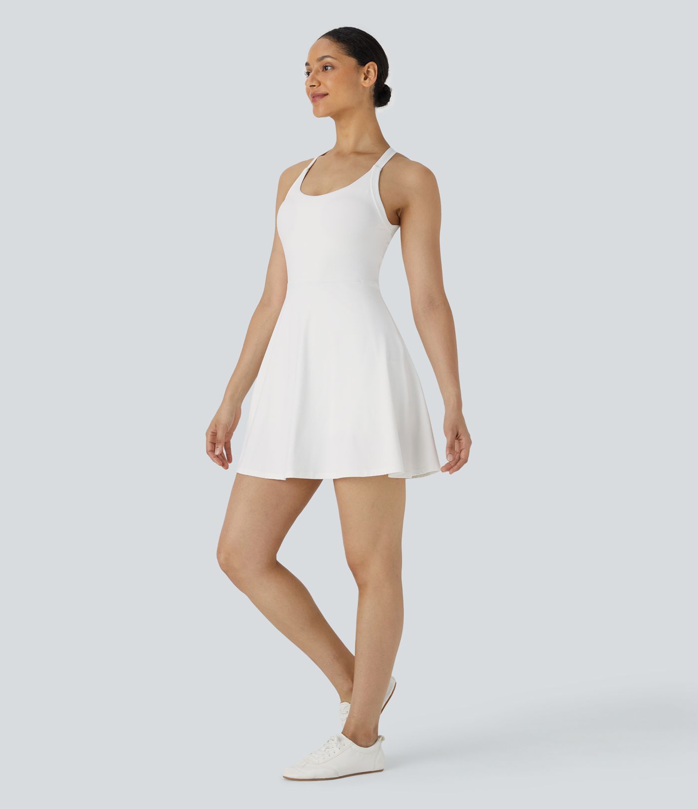 Flare Mini Dance Active Dress-Longer Length