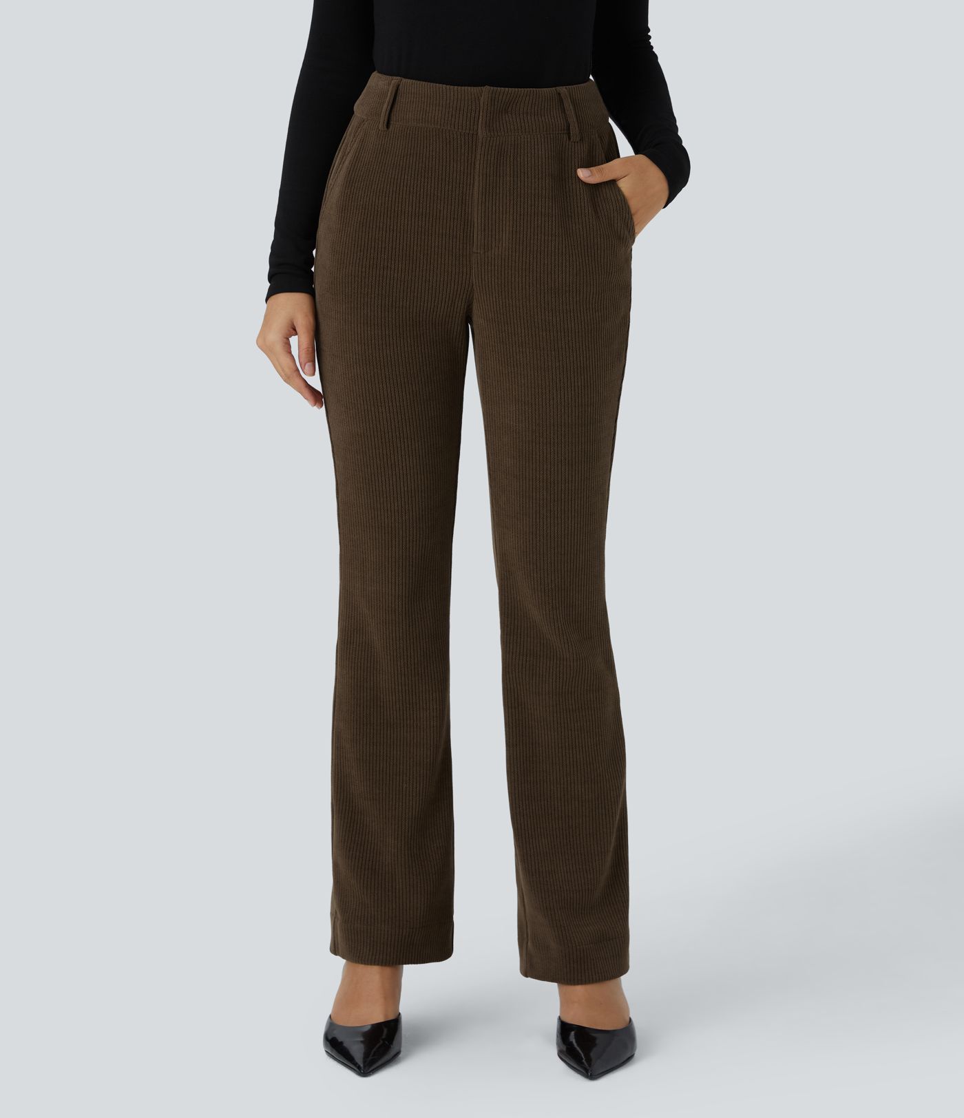 Halara Flex™ High Waisted Pocket Chenille Work Trousers