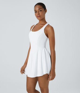 Corset Breezeful™ 2-în-1 Mini Buzunar Uscare Rapidă Fluid Rochie Activă pentru Pickleball pentru Cupe A-C