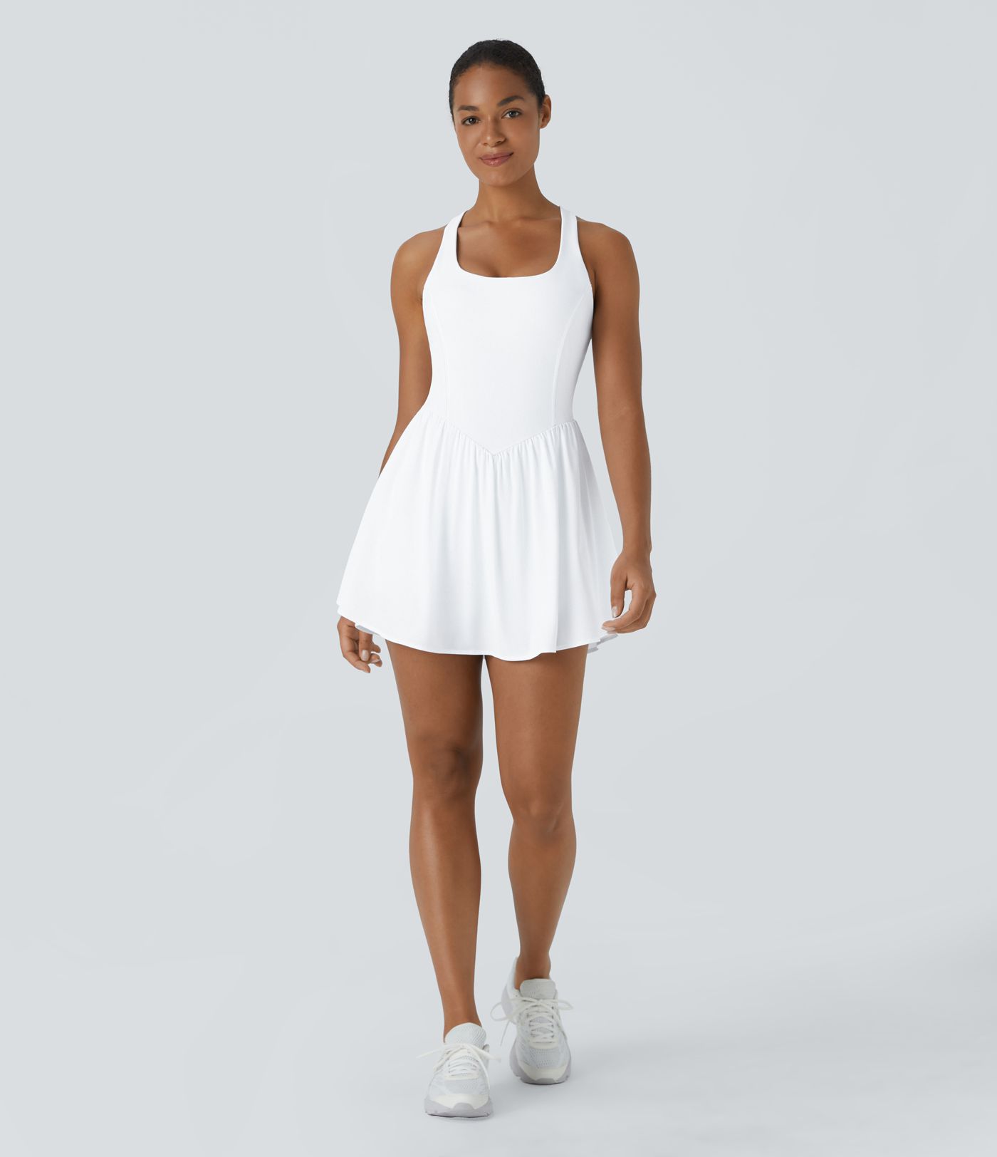 Corset Breezeful™ 2-în-1 Mini Buzunar Uscare Rapidă Fluid Rochie Activă pentru Pickleball pentru Cupe A-C