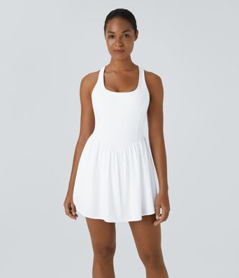 Corset Breezeful™ 2-în-1 Mini Buzunar Uscare Rapidă Fluid Rochie Activă pentru Pickleball pentru Cupe A-C