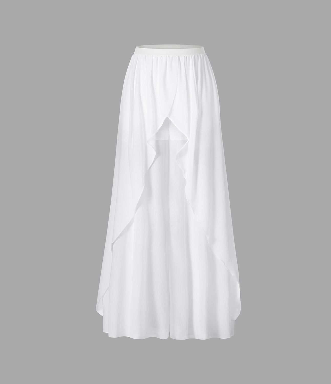 Pantalón Palazzo vacación fluido pierna ancha bolsillo lateral tiro alto