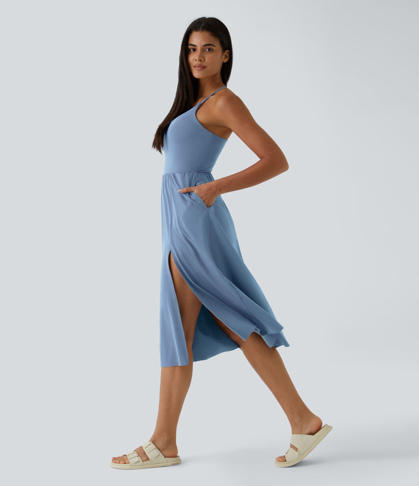 Everyday Midi Chill Dress-La Land