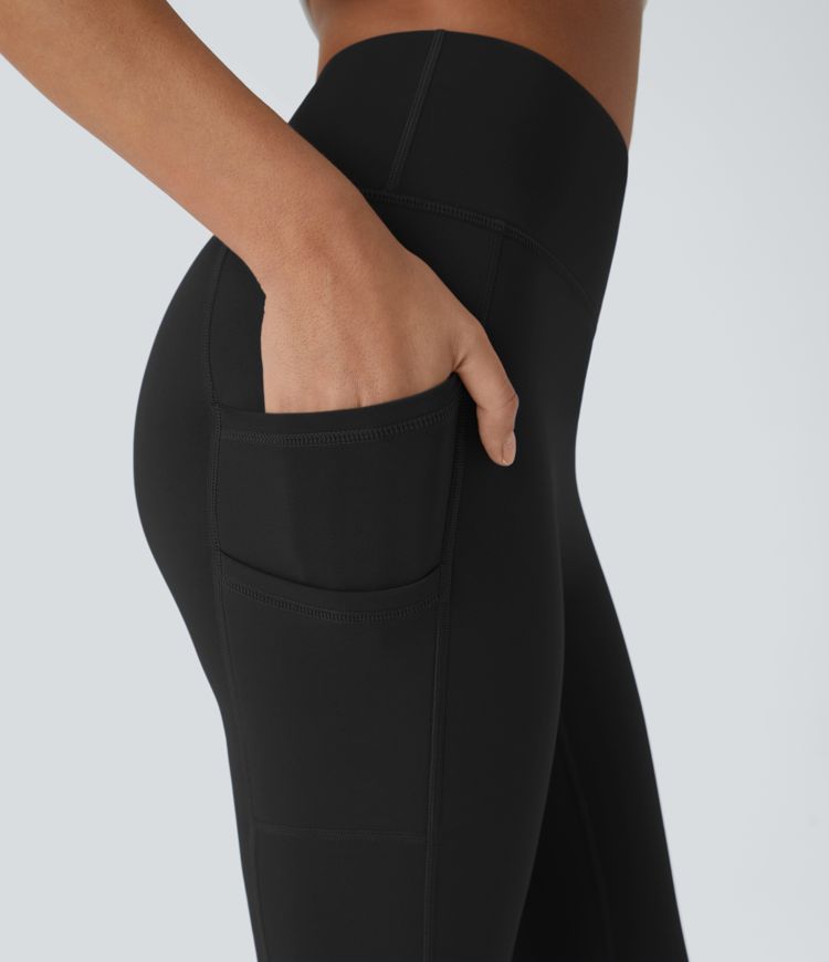 SoftlyZero™ Plush Thermal High Waisted Double Pockets 7/8 Yoga Leggings