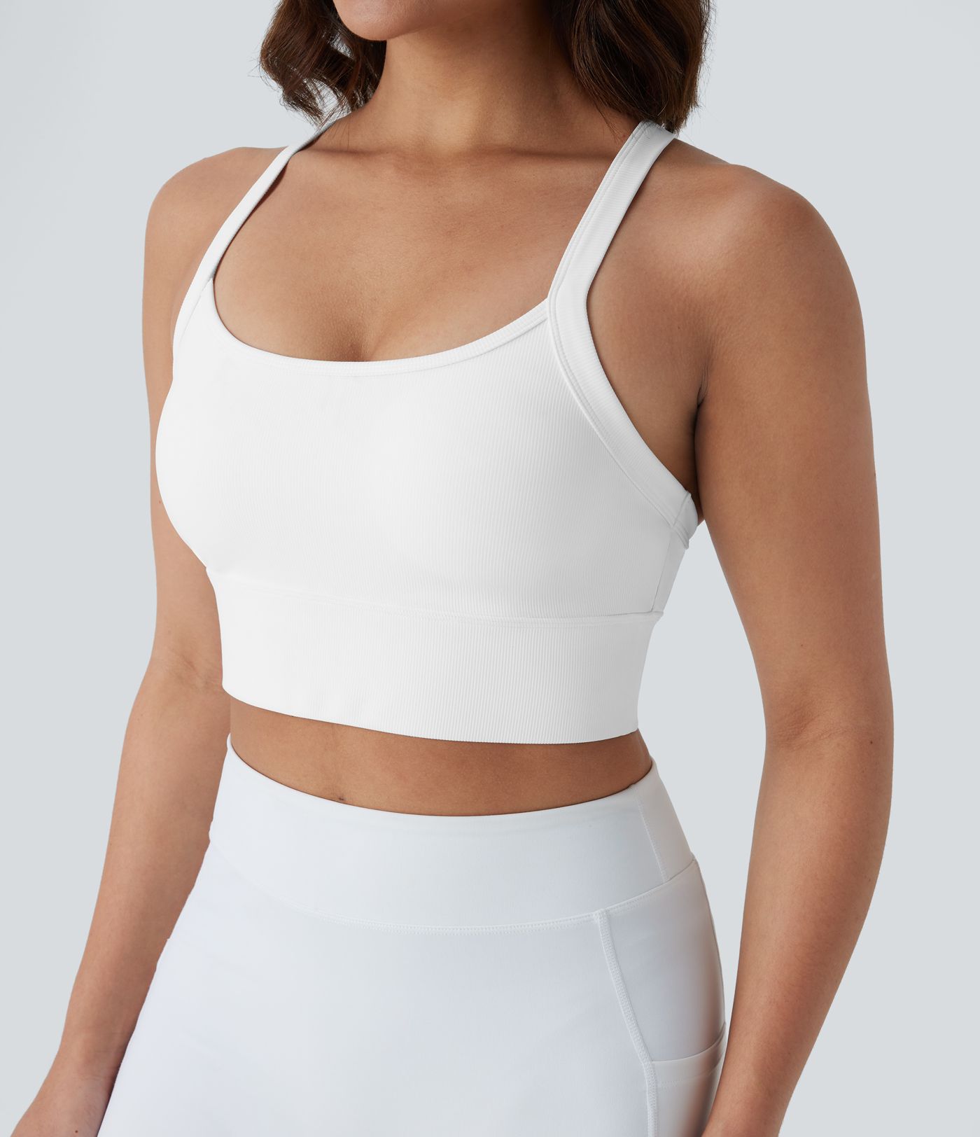 Patitoff™ Flow Pet Hair Resistant Cropped Yoga Tank Top