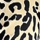 Estampado de leopardo negro y amarillo
