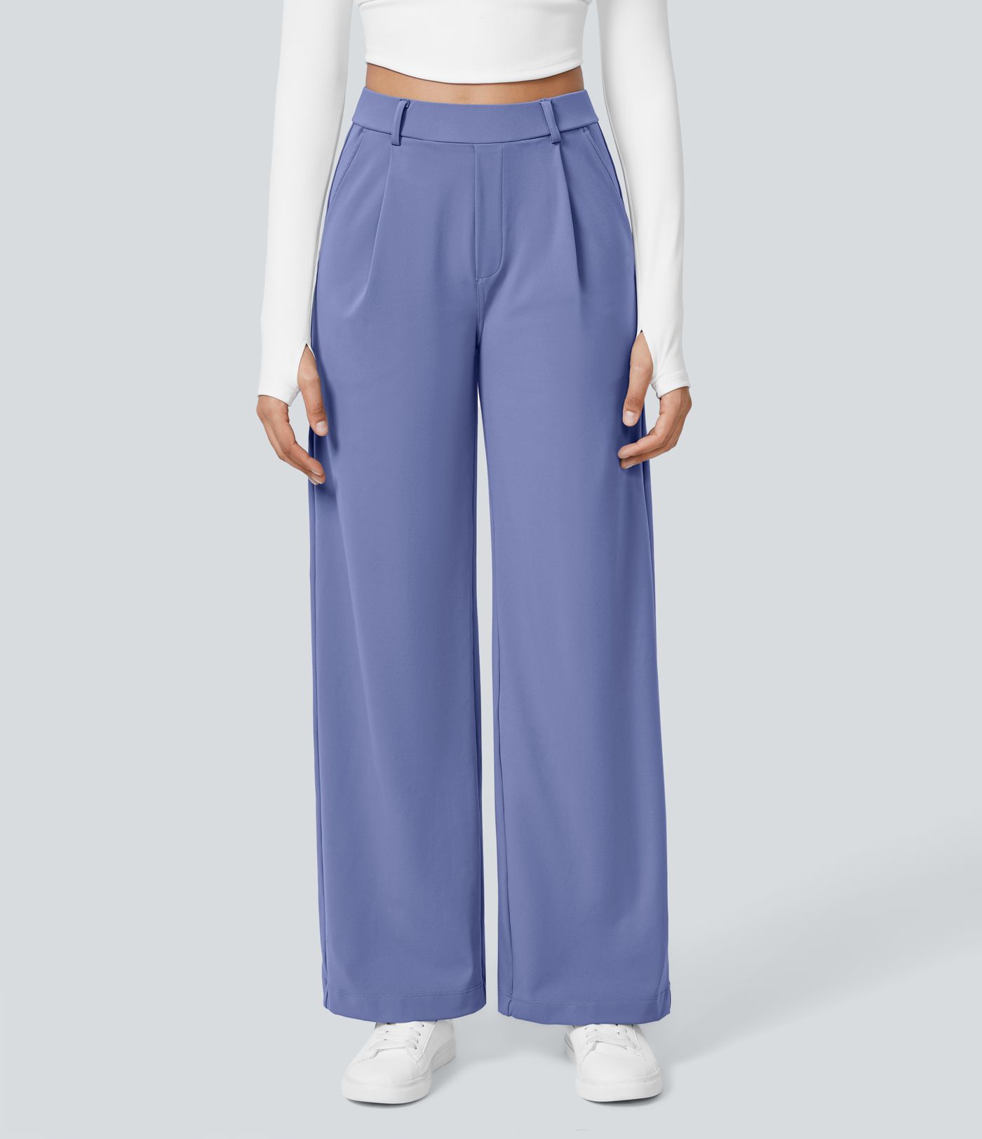 Halara Flex™ DayStretch High Waisted Pocket Straight Leg Work Pants