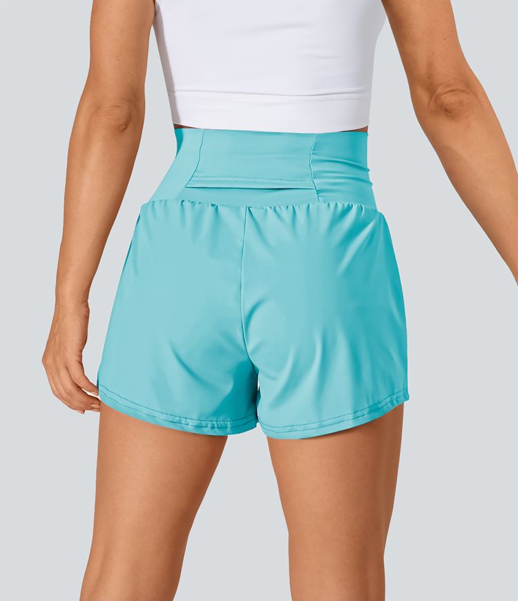 SoftlyZero™ Airy Super High Waisted Cool Touch Yoga Shorts with Pockets