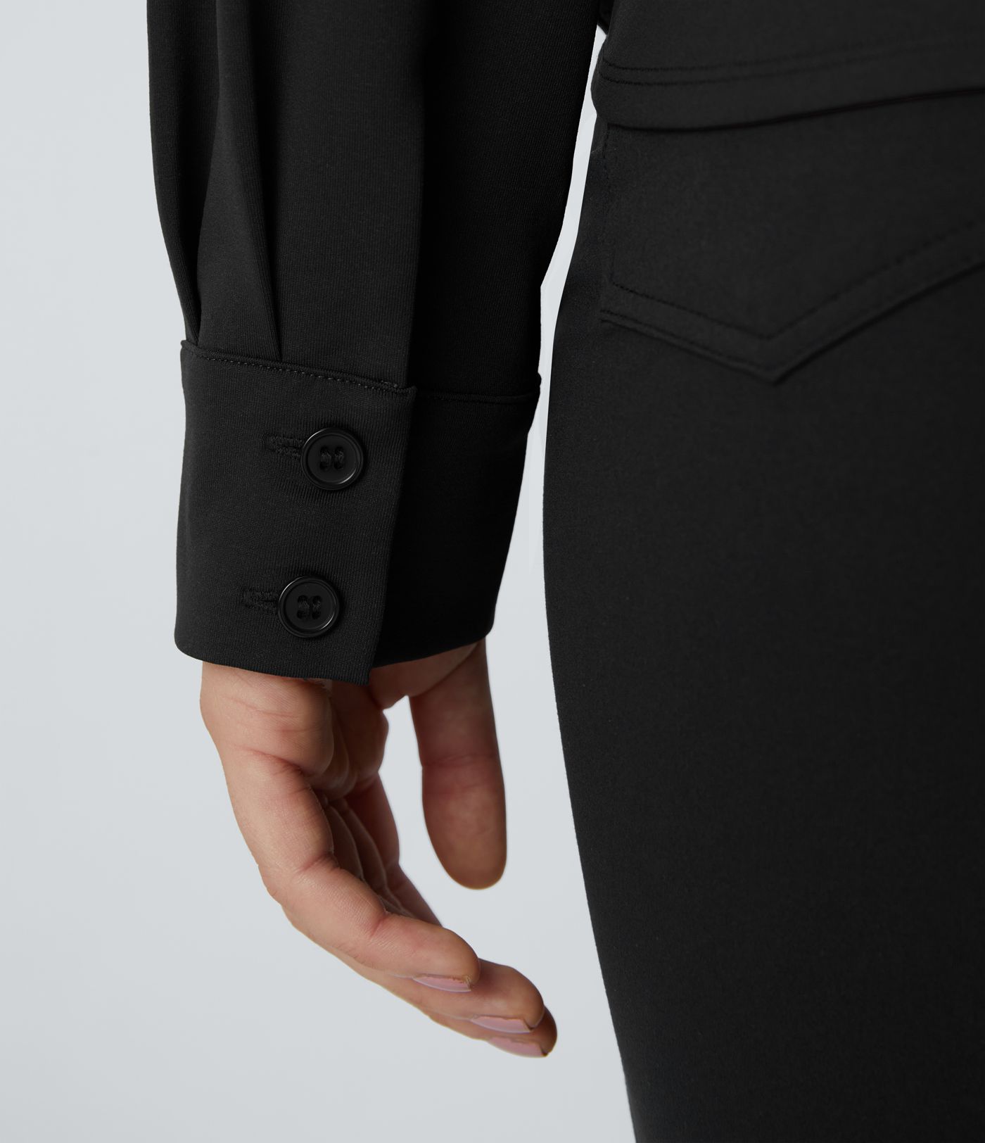 Crossover Long Sleeve Work Shirt