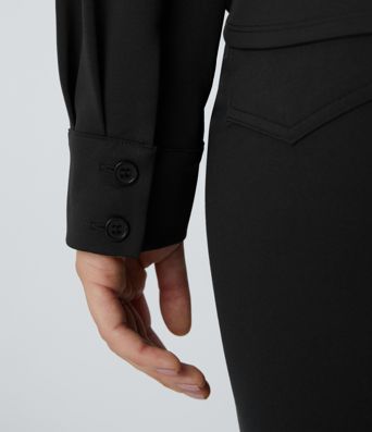 Crossover Long Sleeve Work Shirt