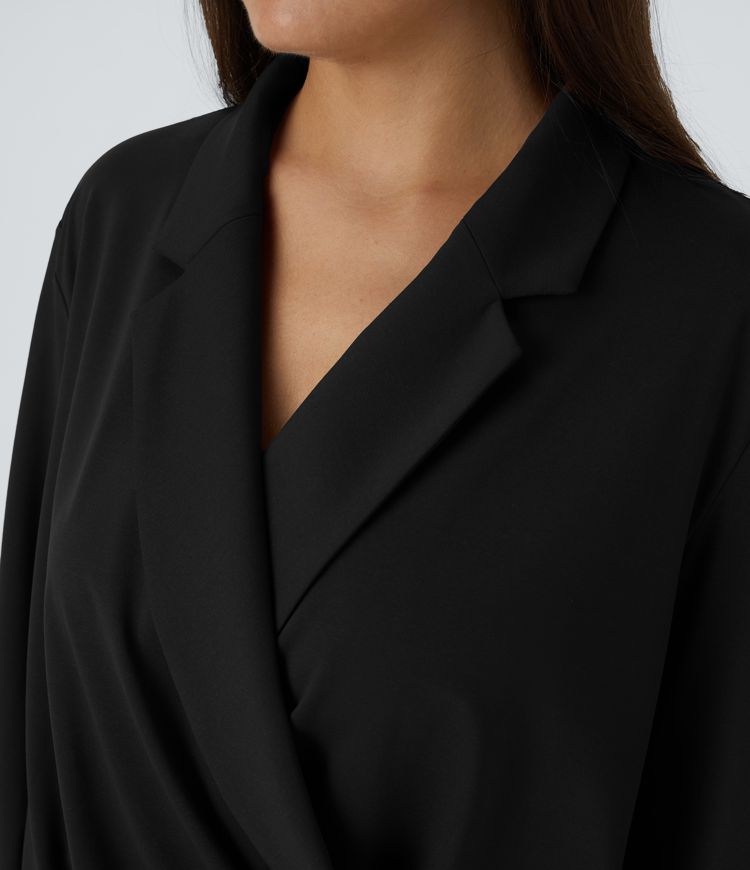 Crossover Long Sleeve Work Shirt