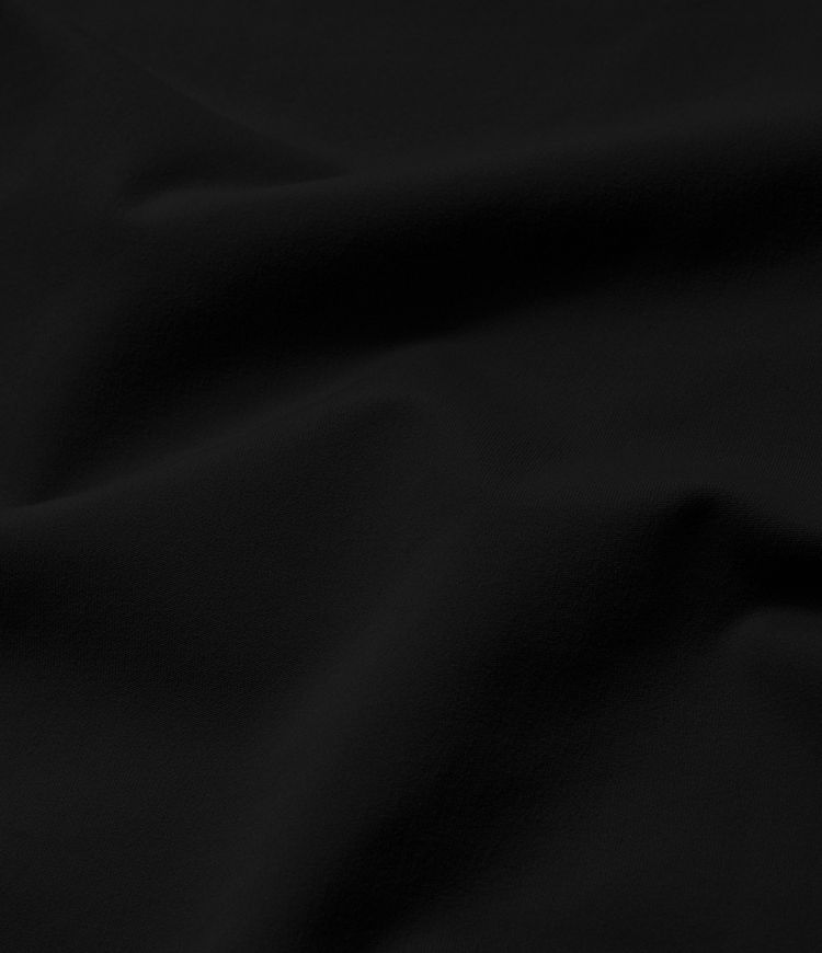 Pantalón ancho de tiro alto con cintura cruzada y bolsillo invisible