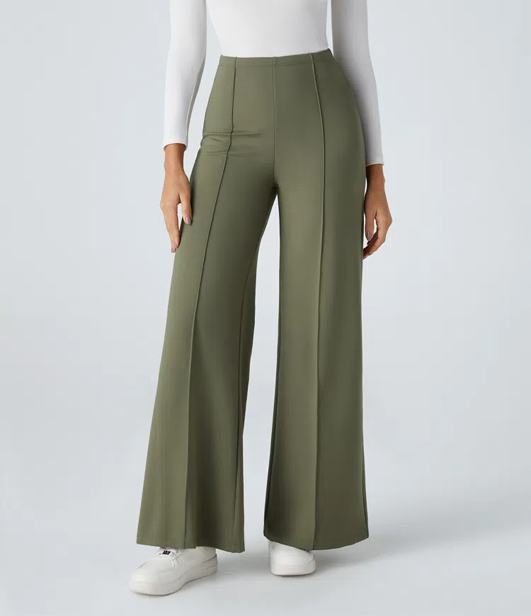 Halara Flex™ Highwaist Fixstitching Wide Worklook Pants