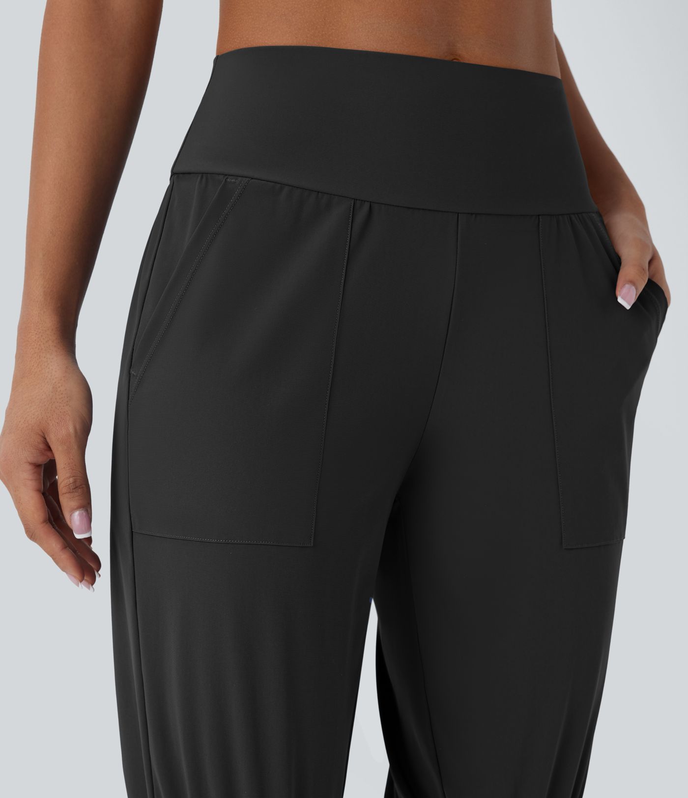 High Waisted Pocket Casual Shorts