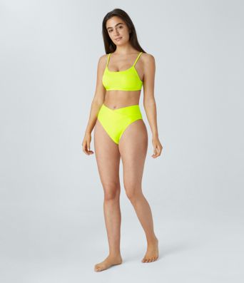 Ribbed Bikini Top Swimsuit