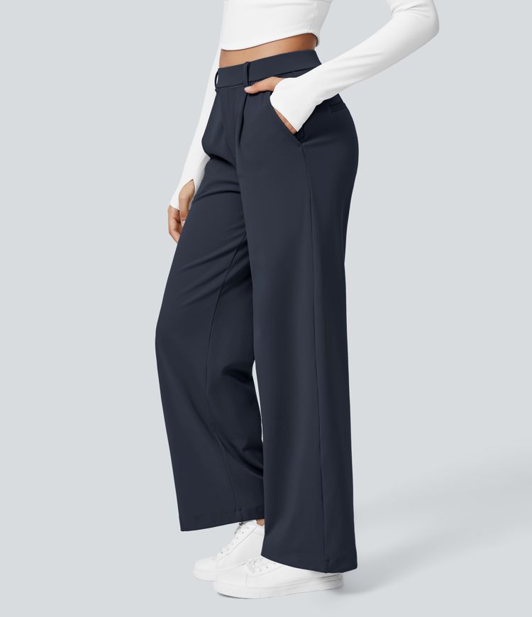Halara Flex™ High Waisted Pocket Straight Leg Work Pants
