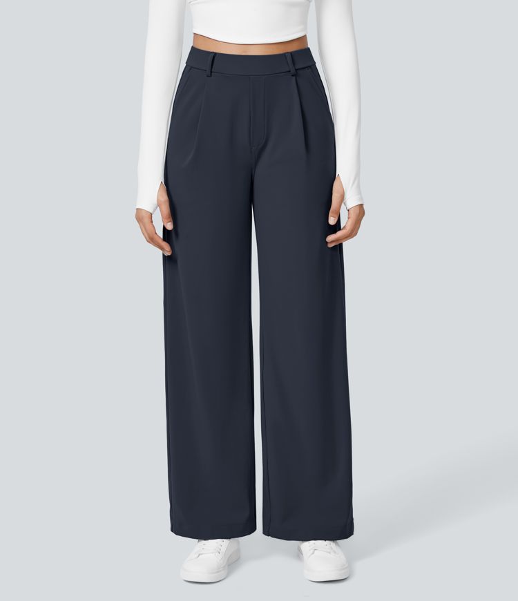 Halara Flex™ High Waisted Pocket Straight Leg Work Pants