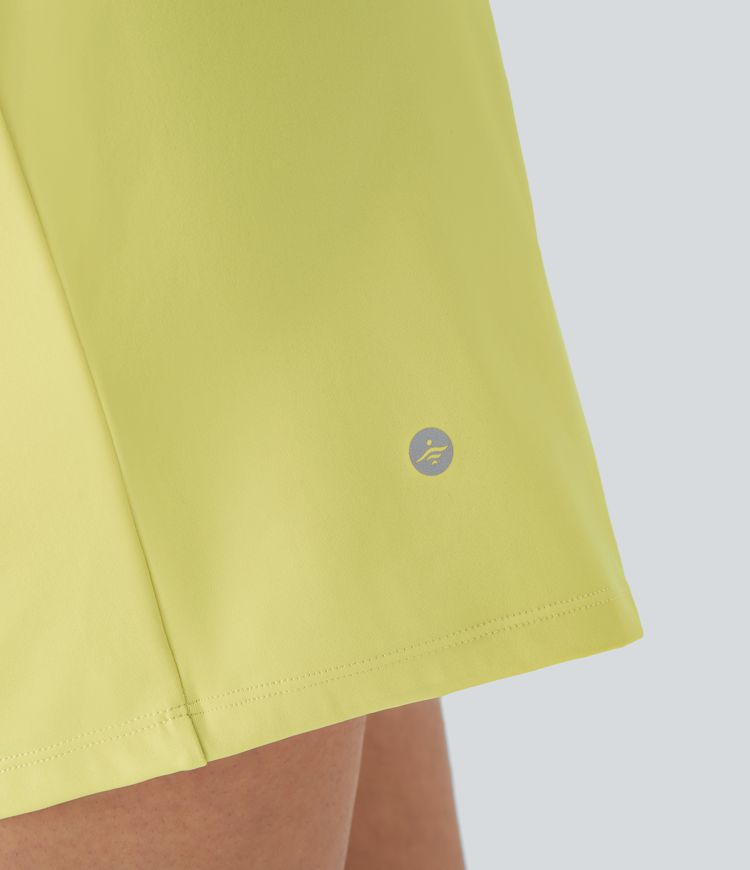 Short 12,5cm Yoga 2-en-1 Poches Arrière Haute Poches Latérales Cachées - Longueur Plus