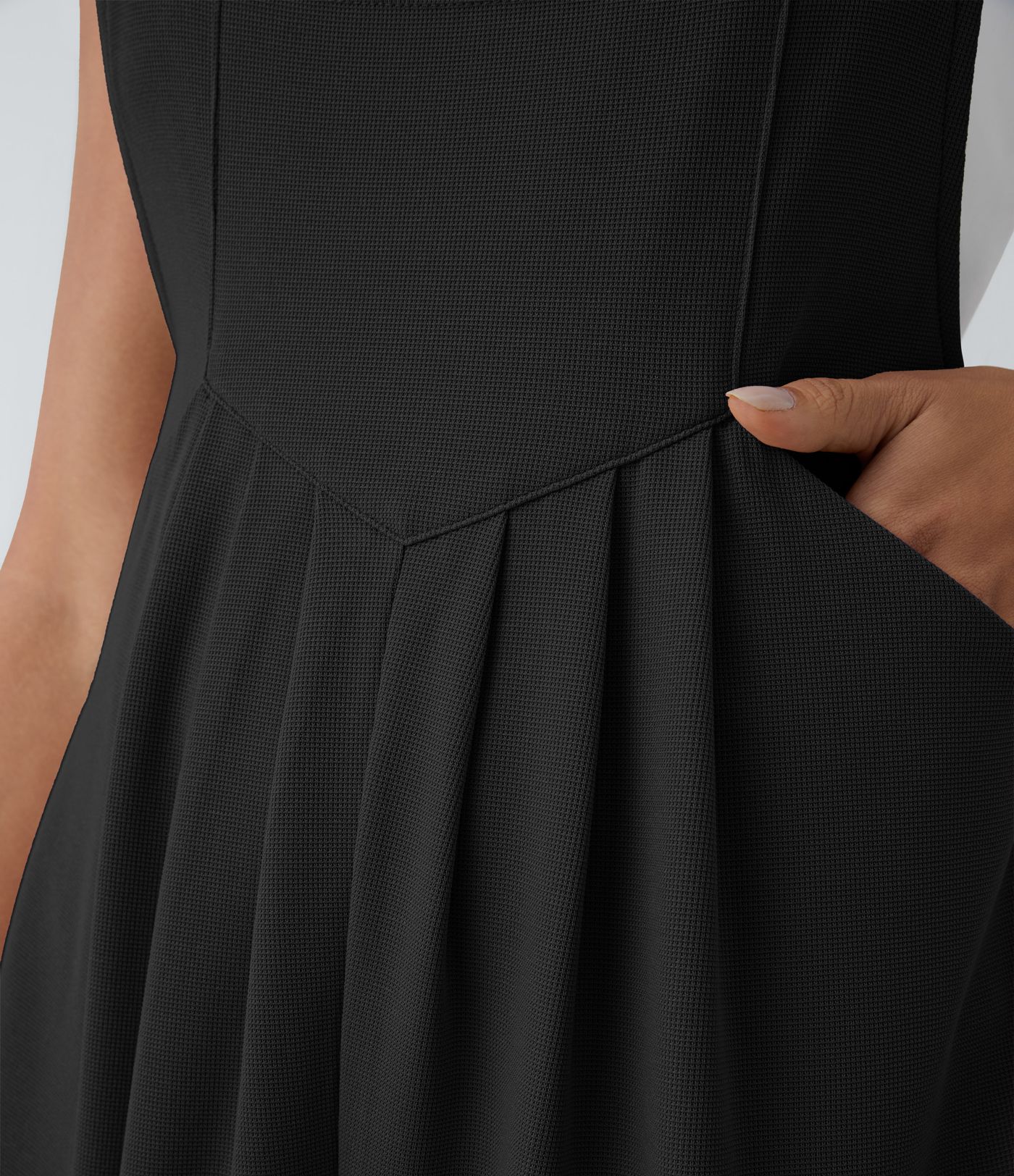 포켓 와플 캐주얼 오버올