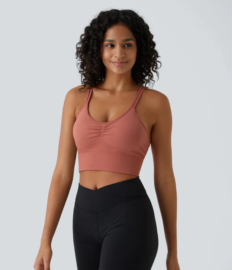 Double support sports bra shop