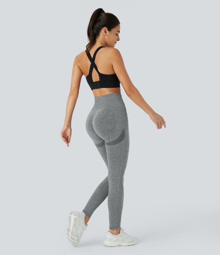 Leggings realce glúteo tiro alto sin costura