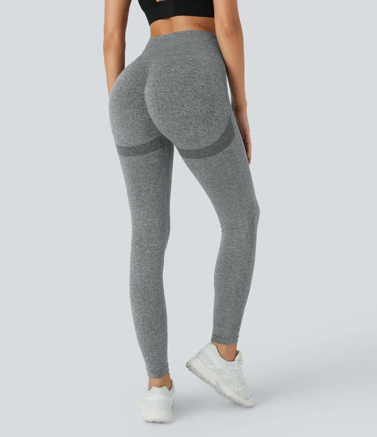Nahtlose  Po-Lifting Leggings mit hohem Bund