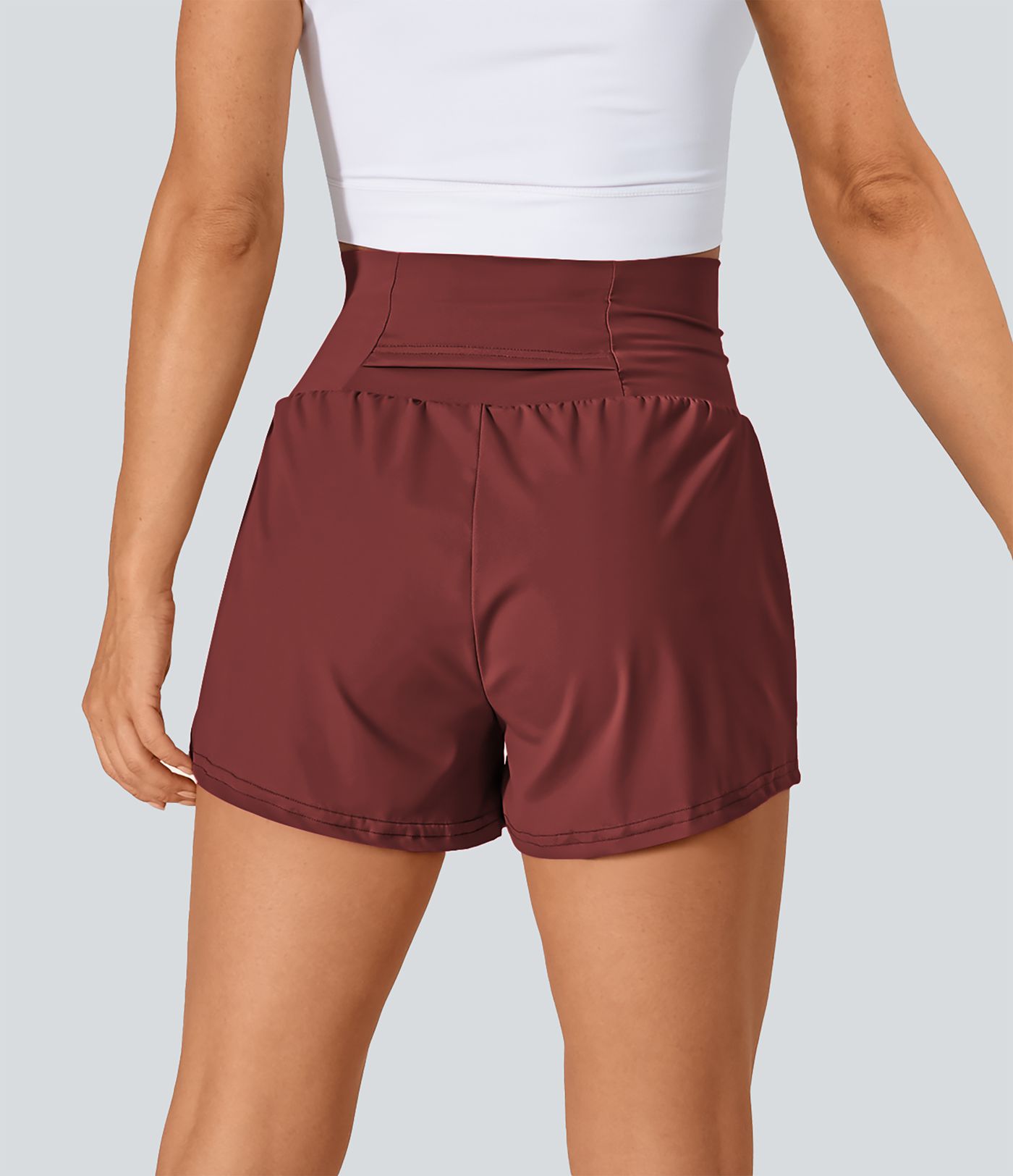 SoftlyZero™ Airy Super High Waisted Cool Touch Yoga Shorts with Pockets