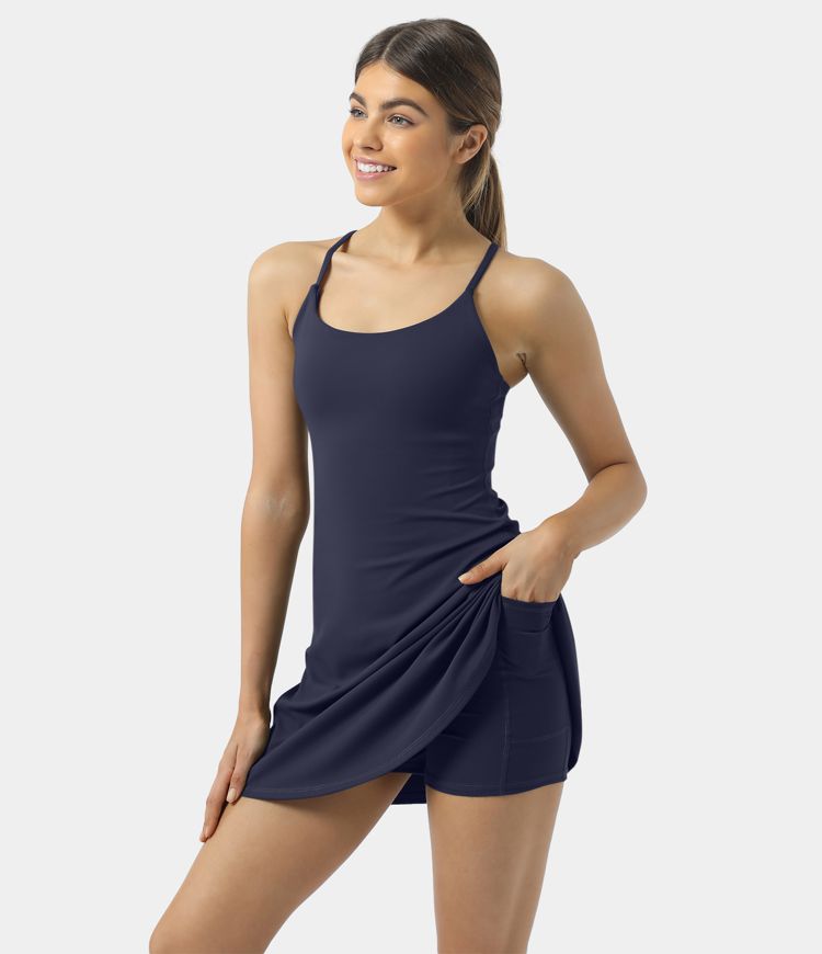 Women’s Softlyzero™ Plush Backless Active Dress Halara