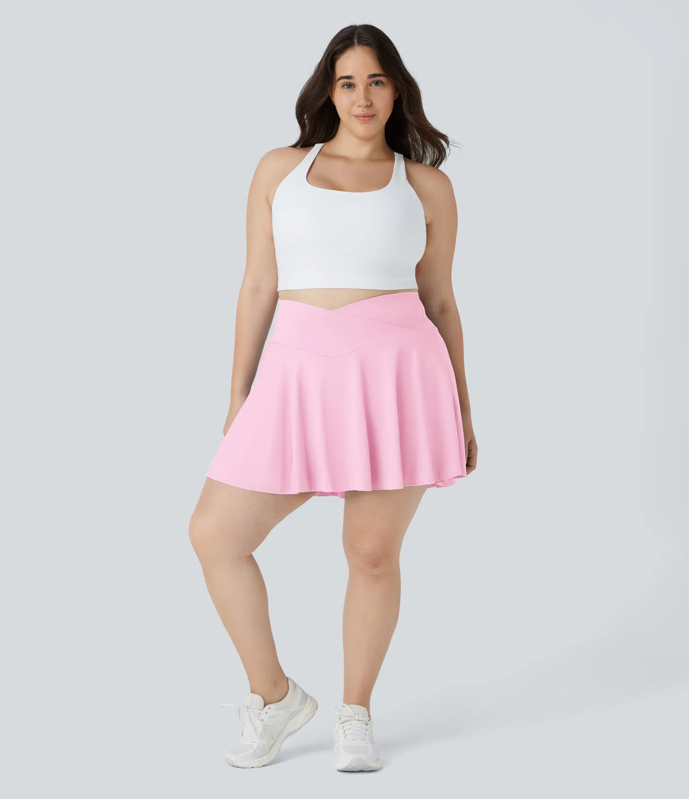 Midirock aus Satin mit mittelhohem Bund im Meerjungfrauen-Stil