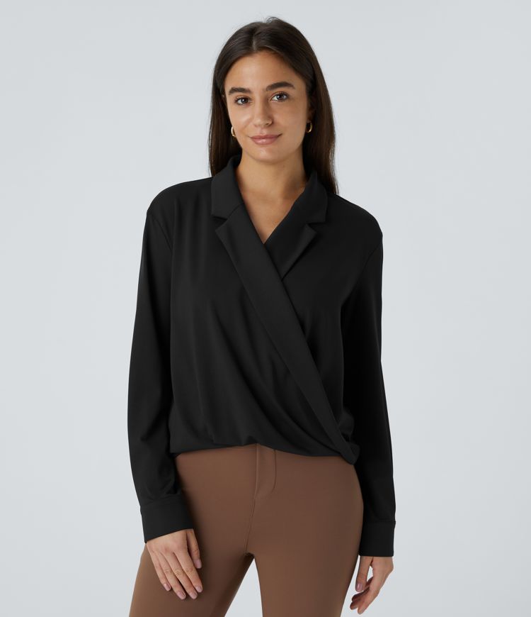 Crossover Long Sleeve Work Shirt