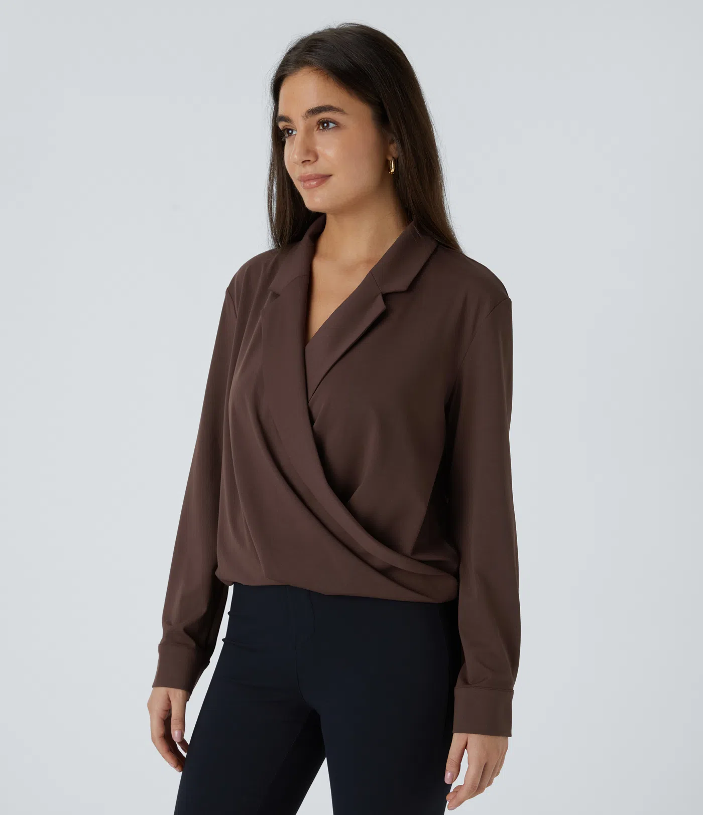 Crossover Long Sleeve Work Shirt