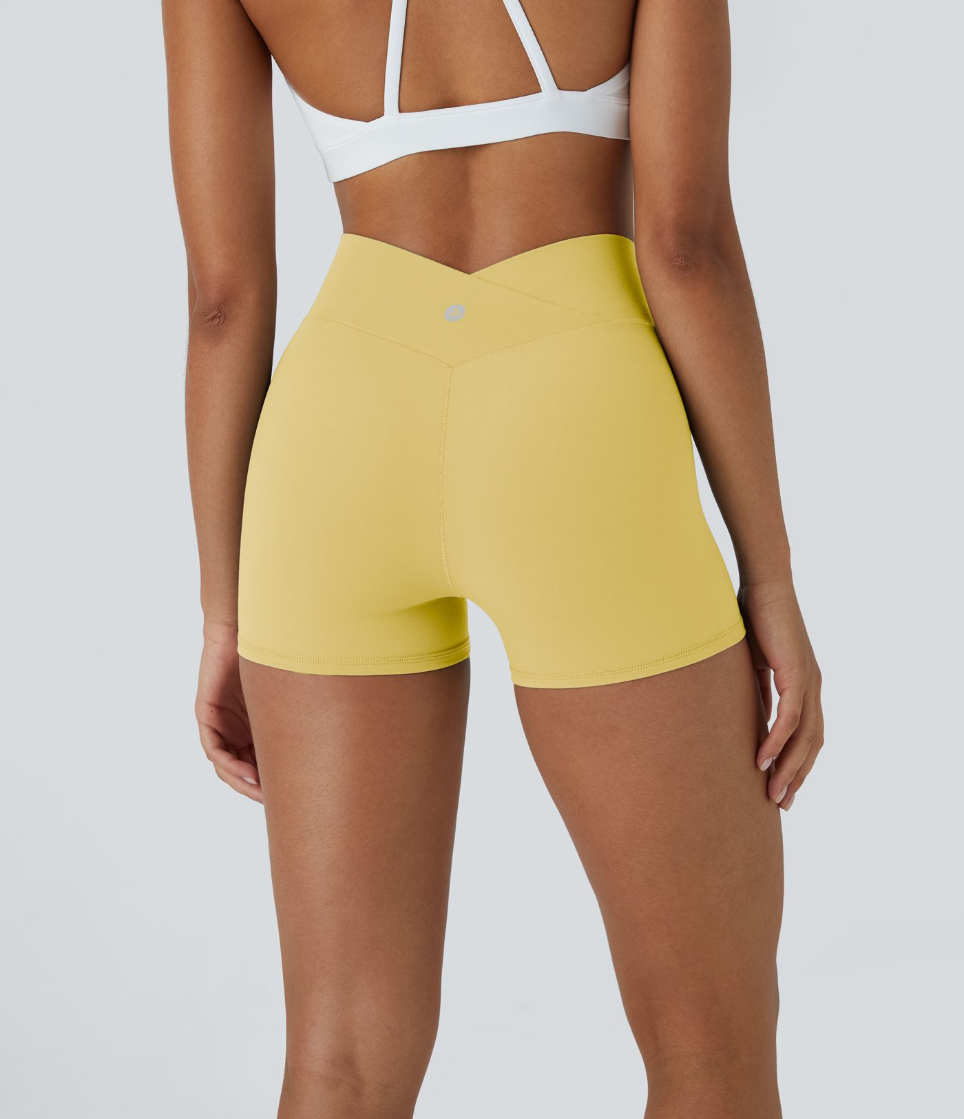 Softlyzero™ Short 7,5cm Biker Taille Haute Croisé Uni