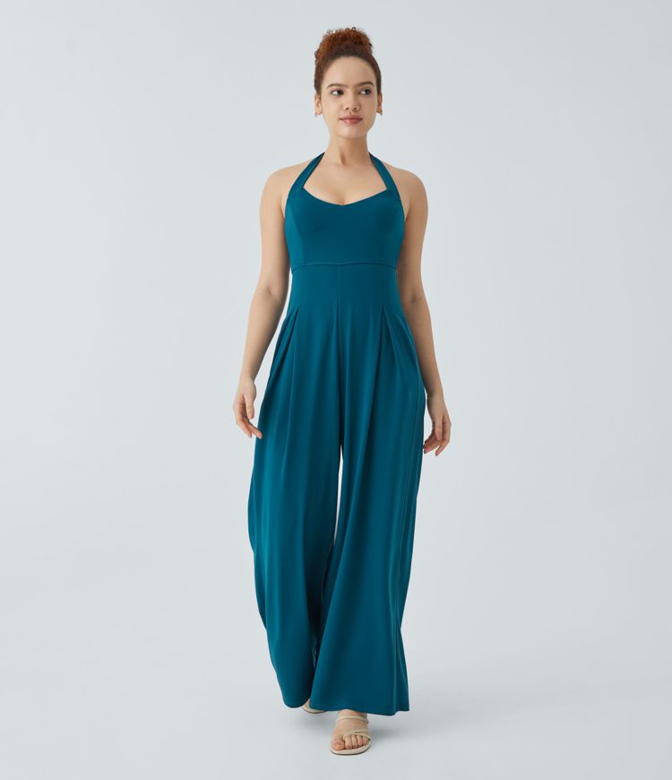 Halter Backless Jumpsuit
