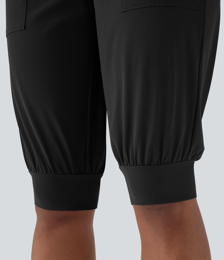 High Waisted Pocket Casual Shorts