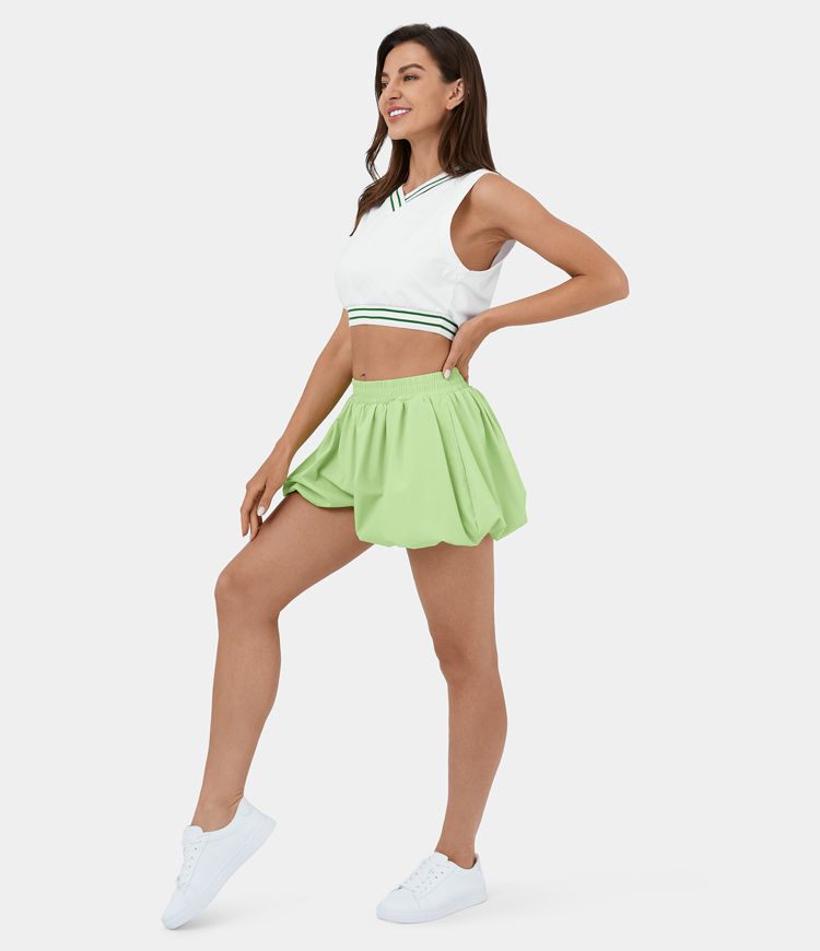 Women’s Mid Rise Side Pocket Bubble Casual Shorts 2.5'' Halara