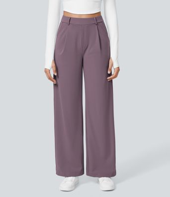 Halara Flex™ DayStretch High Waisted Pocket Straight Leg Work Pants