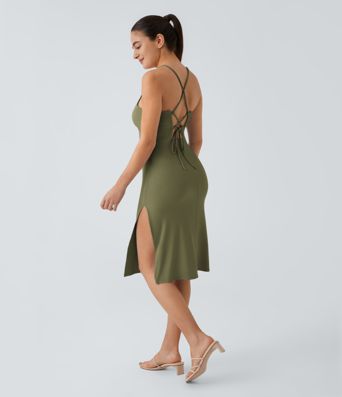 Everyday Strap Bodycon Midi Chill Dress-Sensational