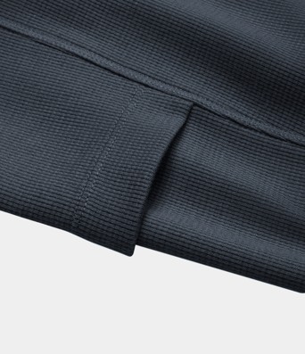 Harems-Tanz-Jogginghose mit mittelhohem Bund, Seitentasche und Waffelmuster