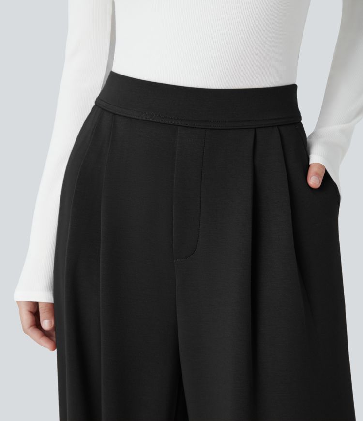 Halara Flex™ High Waisted Pocket Wide Leg Work Pants