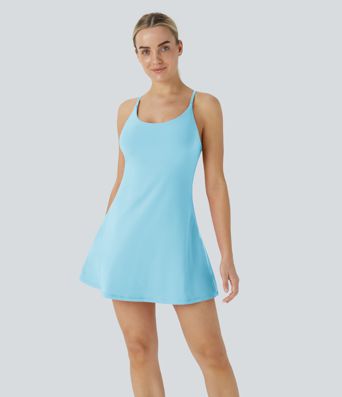 SoftlyZero™ Plush Backless Active Dress