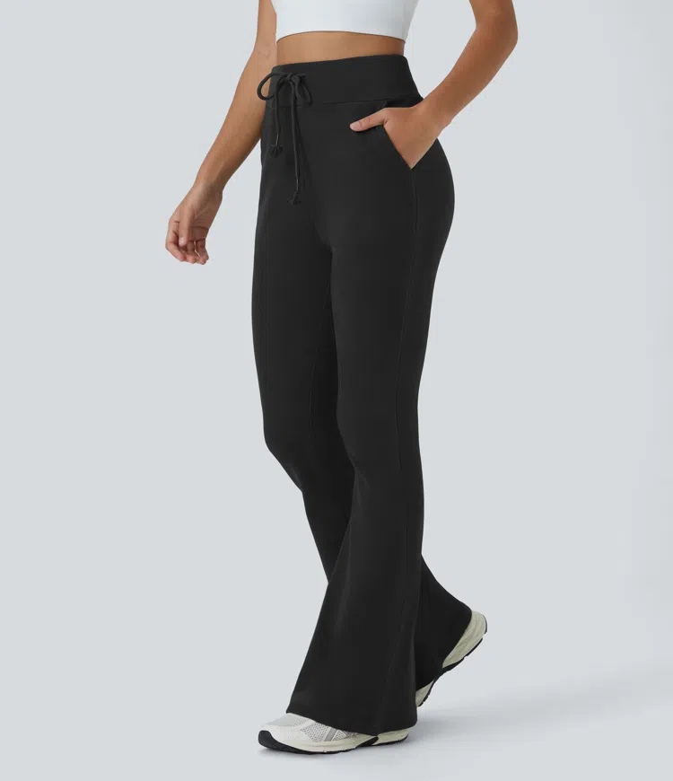 Hoch taillierte schlaghosen Clearance