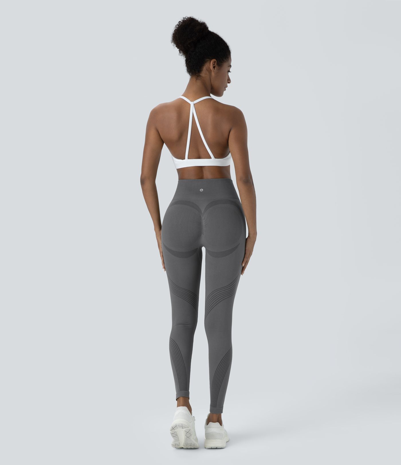 Leggings yoga tiro alto 7/8 sin costura