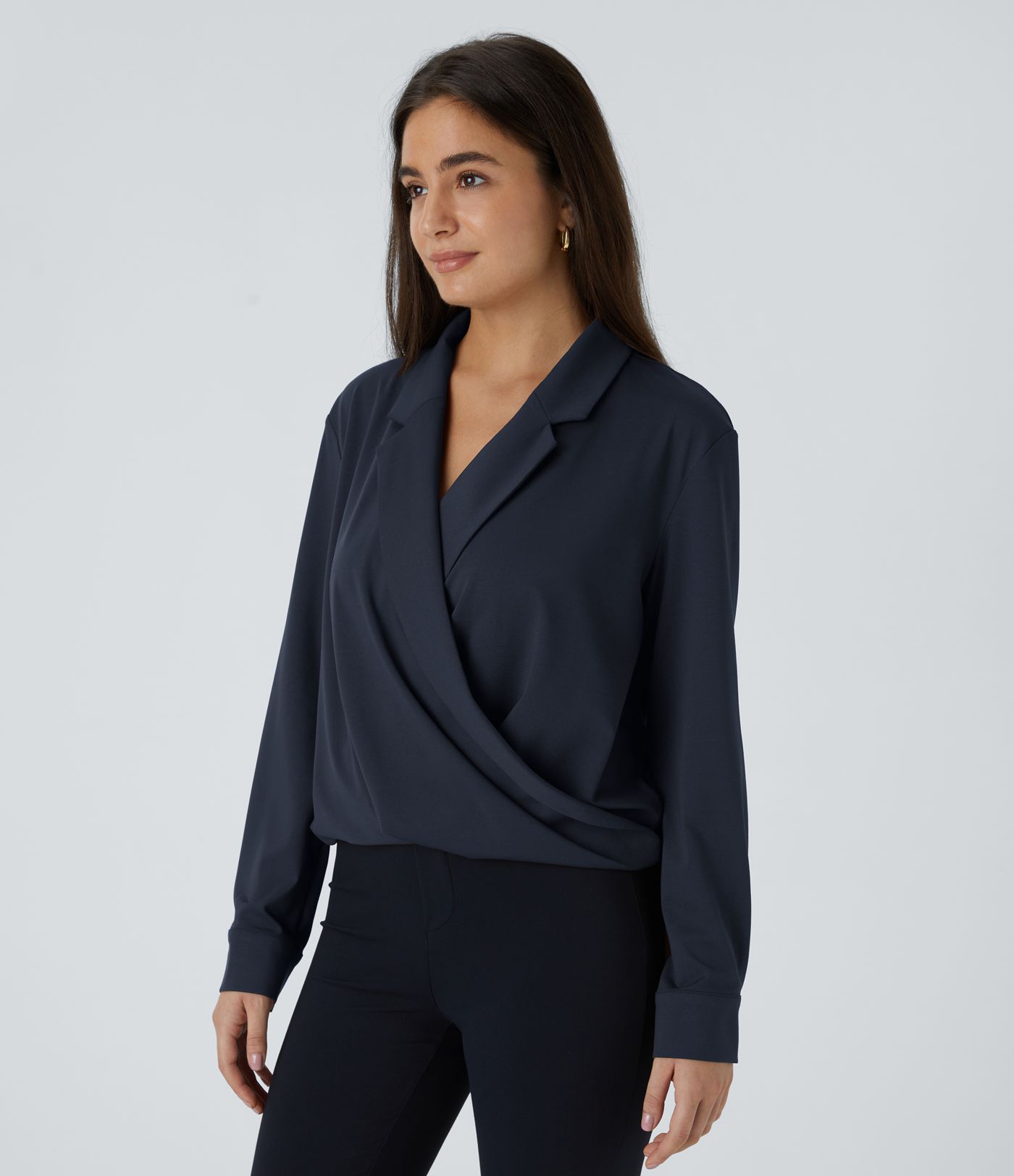 Crossover Long Sleeve Work Shirt