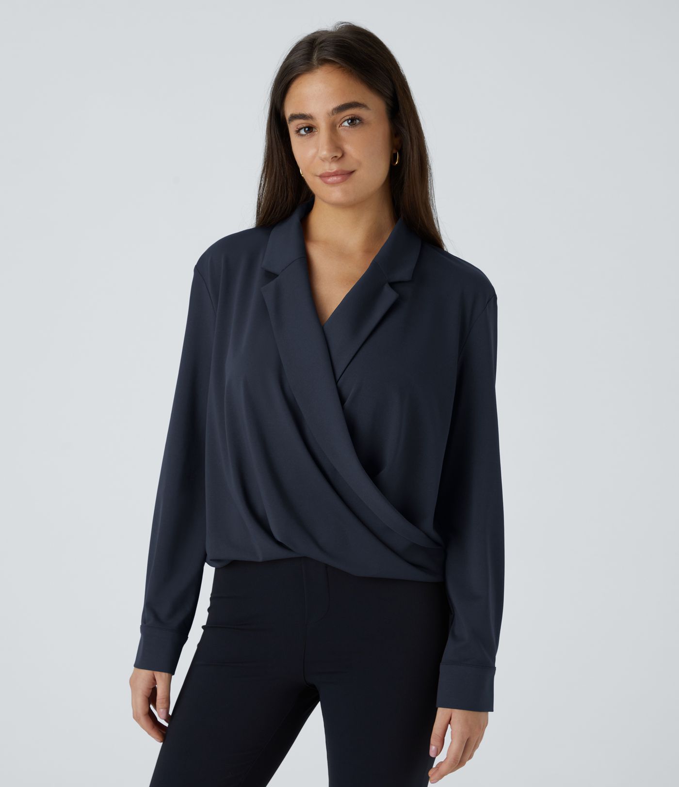 Crossover Long Sleeve Work Shirt