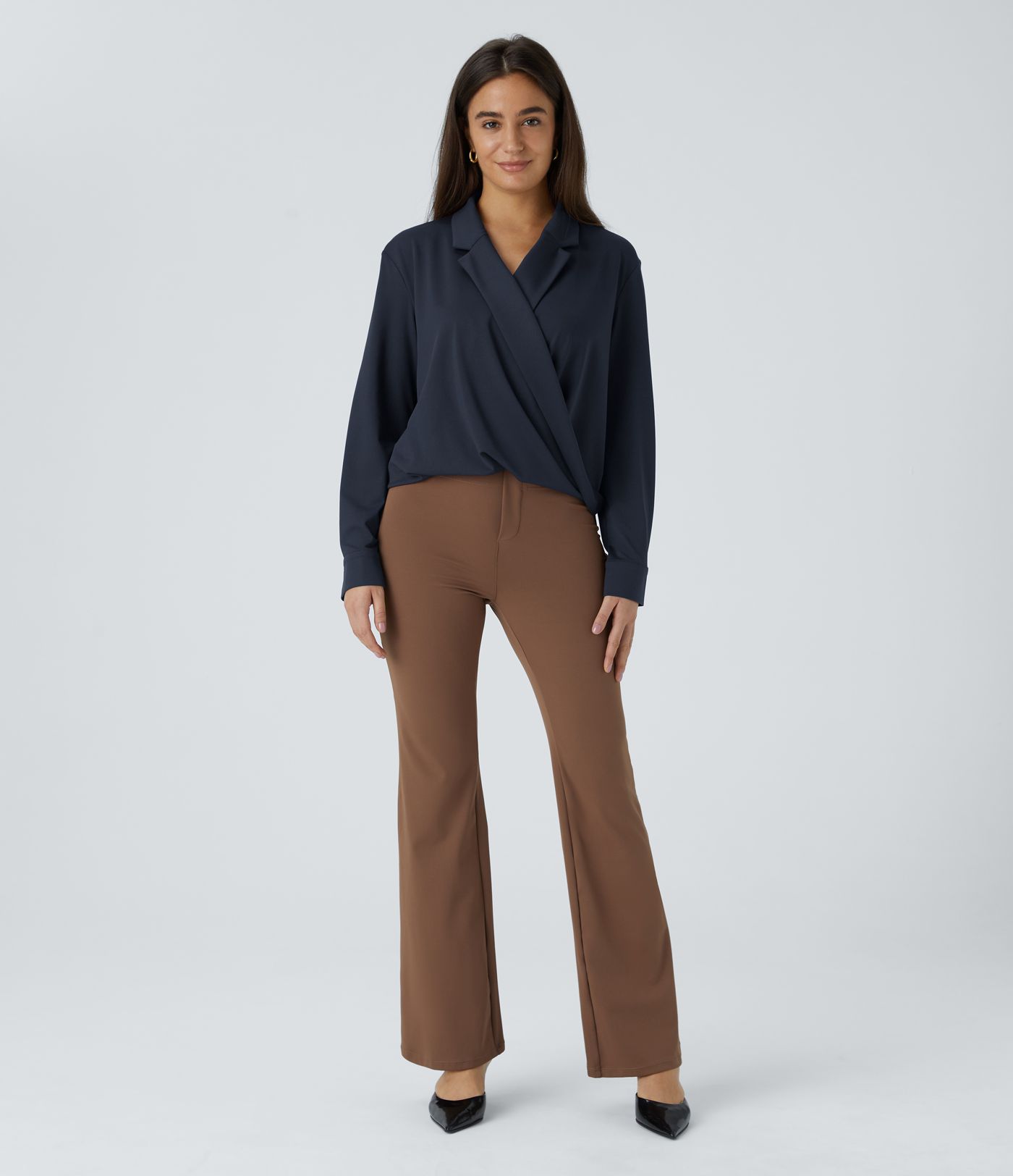 Crossover Long Sleeve Work Shirt