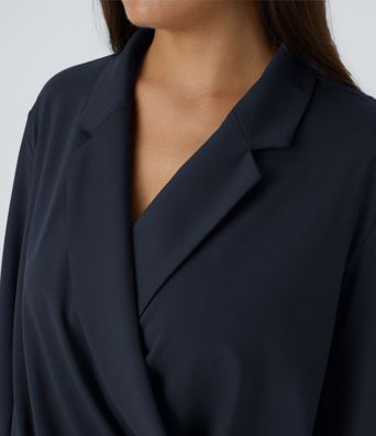 Crossover Long Sleeve Work Shirt