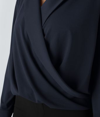 Crossover Long Sleeve Work Shirt